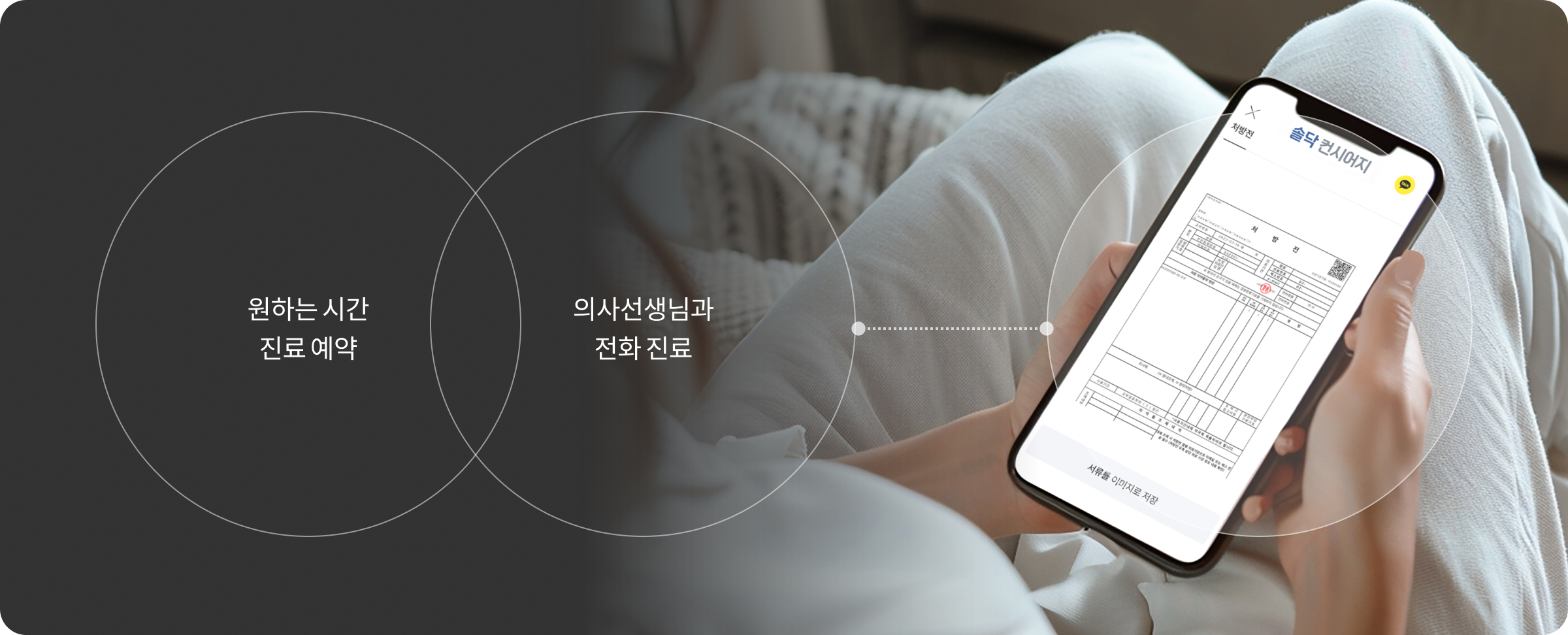 원하는 시간 진료 예약, 의사선생님과 전화 진료